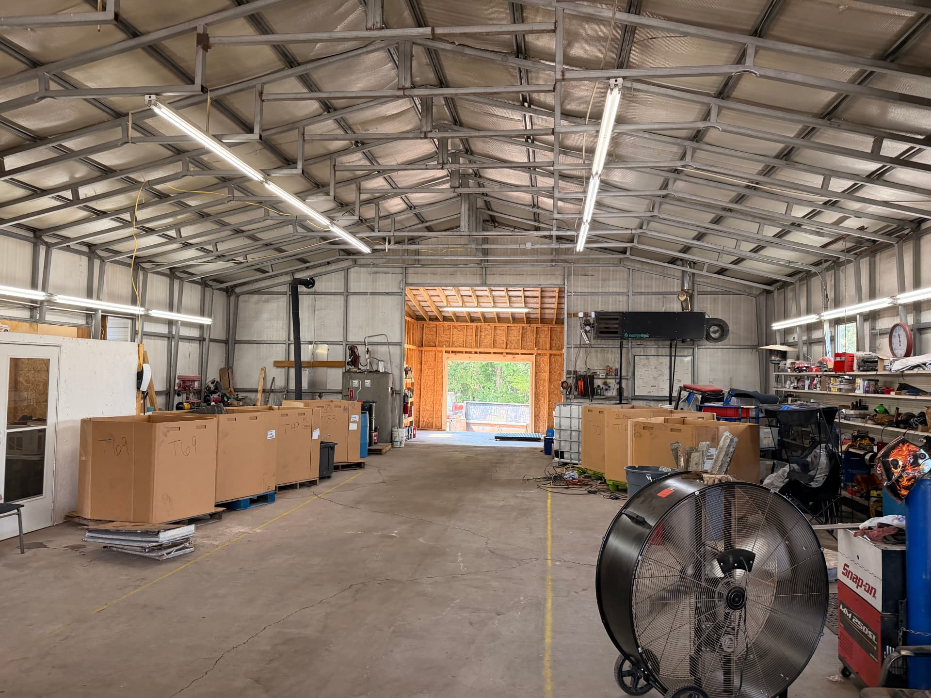 Inside the Smithtown Metal Recycling processing floor